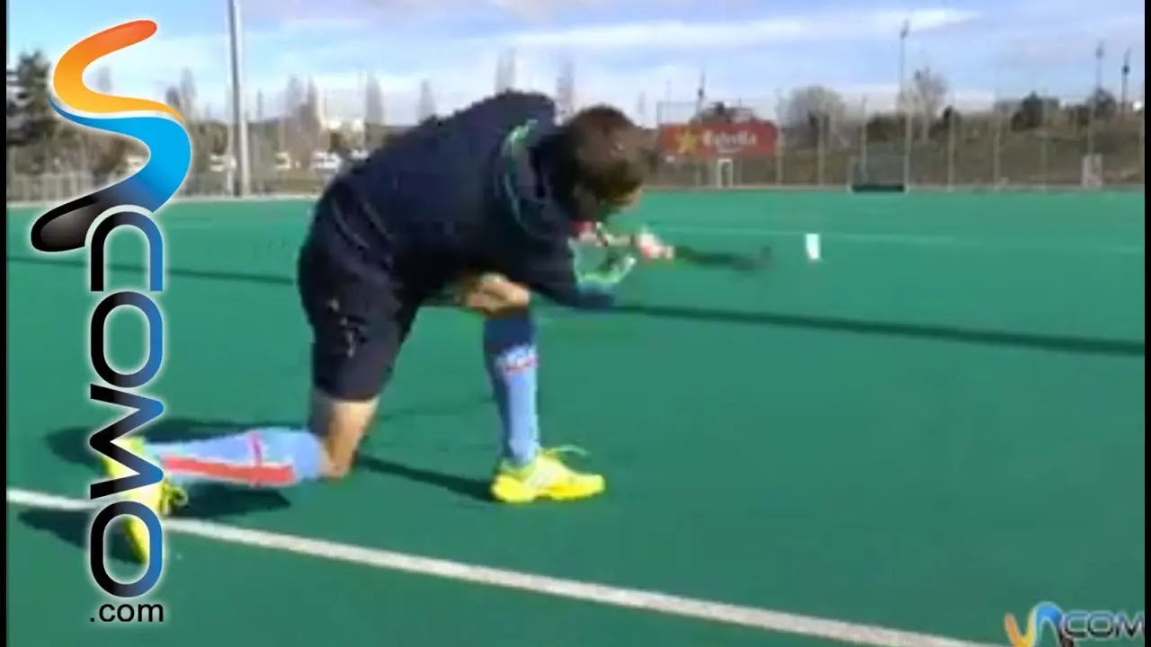 bocha de cuero y corcho hockey antiguas - Cómo se llama levantar la bocha en hockey