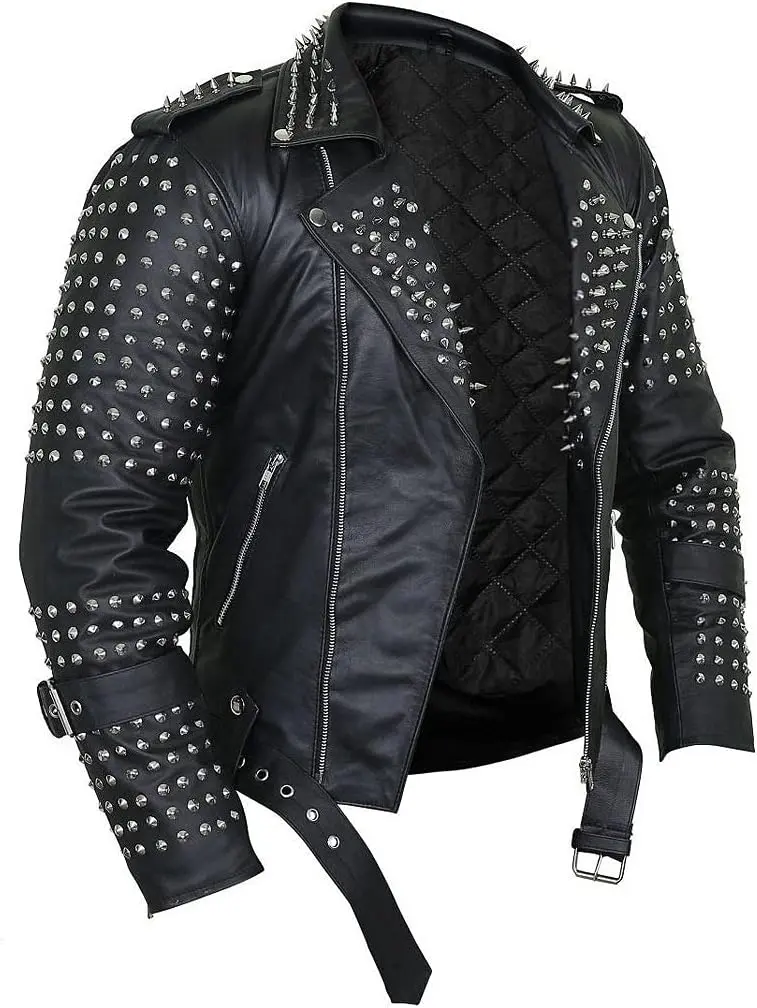 Chaqueta de Cuero con Pinchos: Un Estilo Rebelde y Audaz - Cómo se llama lo que va debajo de la chaqueta chaqueta de cuero con pinchos - Cómo se llama lo que va debajo de la chaqueta