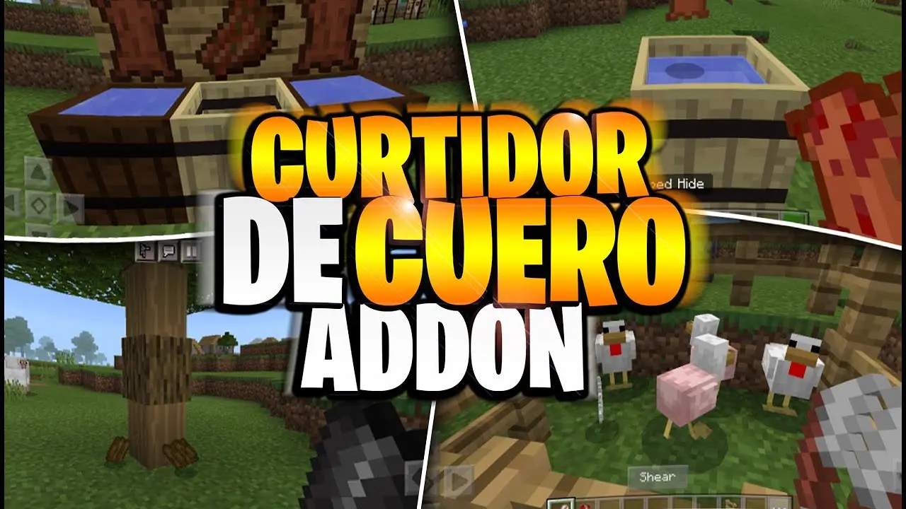 <b>Mod de cueros en Minecraft:</b> Guía completa para crear y usar cuero - Cómo tener cuero en Minecraft mod de cueros en minecraft - Cómo tener cuero en Minecraft